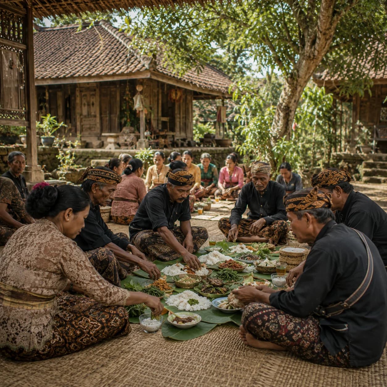 Illustration for Why Do Indonesians Eat with Their Hands? A Tradition That Touches More Than Taste
