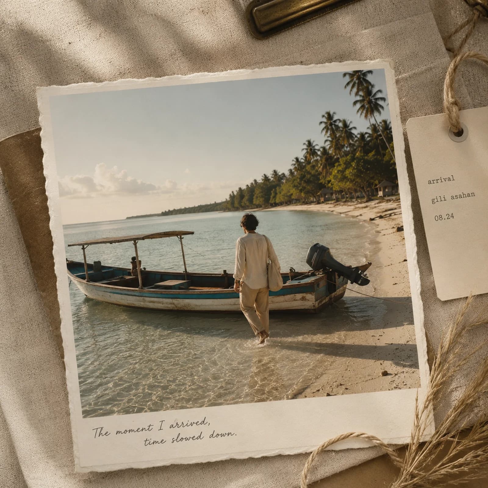 The World Changes Us Quietly at Gili Asahan, Indonesia